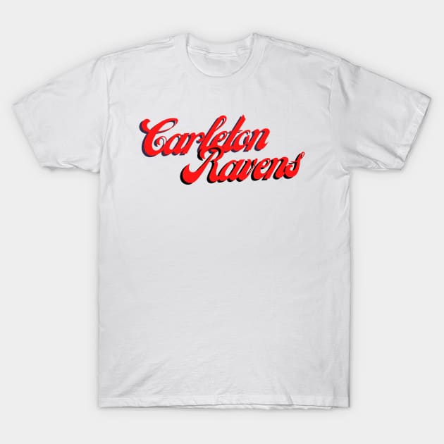 Carleton Ravens T-Shirt by stickersbyjori